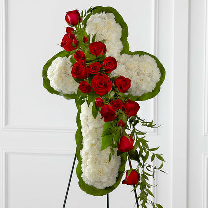 Floral Cross Easel –  The Rusty Willow, Grove OK