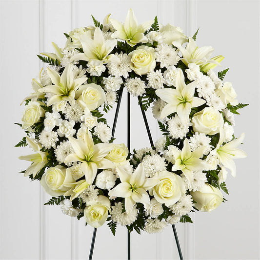 Treasured Tribute Wreath –  The Rusty Willow, Grove OK