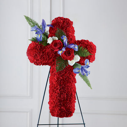 Faithful Hero Floral Cross –  The Rusty Willow, Grove OK