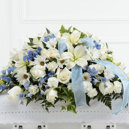 Tender Treasure Casket Spray –  The Rusty Willow, Grove OK