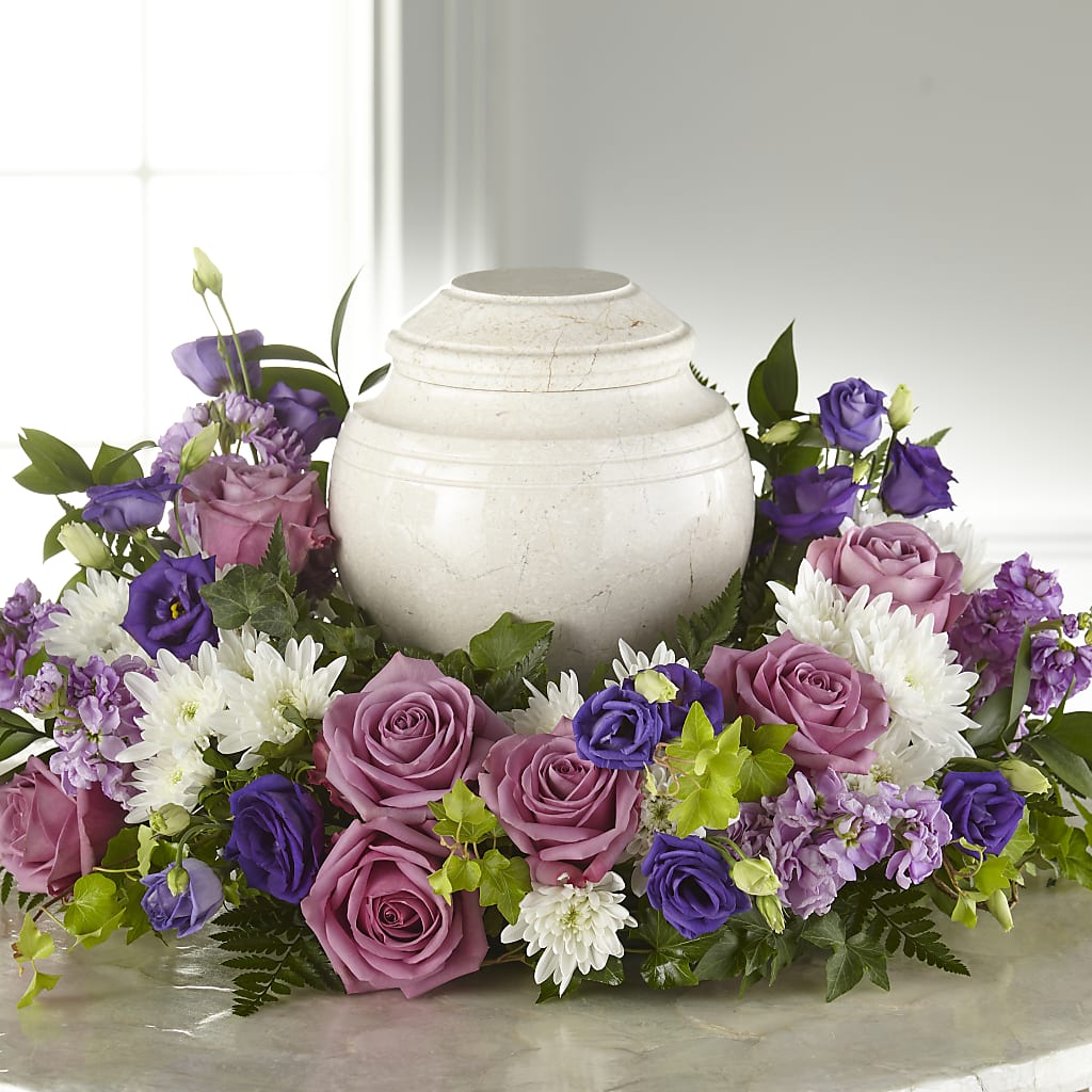 Blooming Sympathy Cremation Adornment –  The Rusty Willow, Grove OK