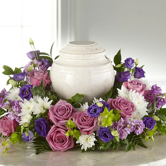 Blooming Sympathy Cremation Adornment –  The Rusty Willow, Grove OK