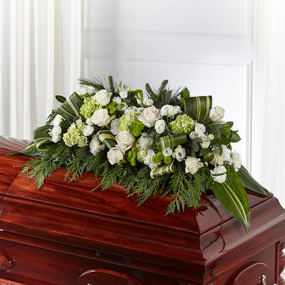 Hopeful Gesture Casket Spray –  The Rusty Willow, Grove OK