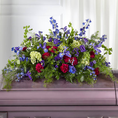 Always Treasured Casket Spray –  The Rusty Willow, Grove OK