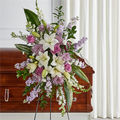 Grateful Hearts Standing Spray –  The Rusty Willow, Grove OK