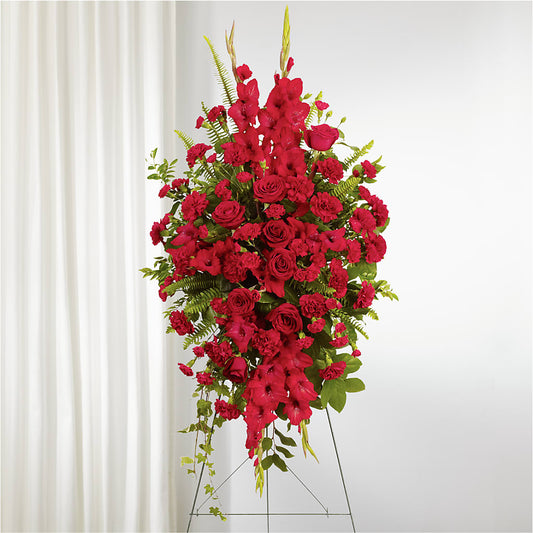 From the Heart Standing Spray –  The Rusty Willow, Grove OK