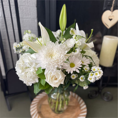 Classic Ivory – A Florist Original –  The Rusty Willow, Grove OK