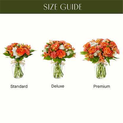 Apricot Glow Bouquet –  The Rusty Willow, Grove OK