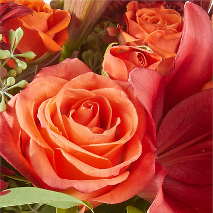 Crimson Leaves Bouquet –  The Rusty Willow, Grove OK