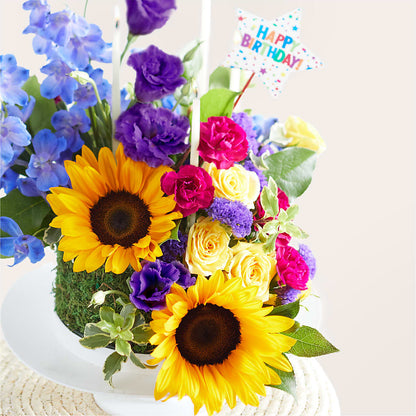 Star of the Day Floral Cake –  The Rusty Willow, Grove OK