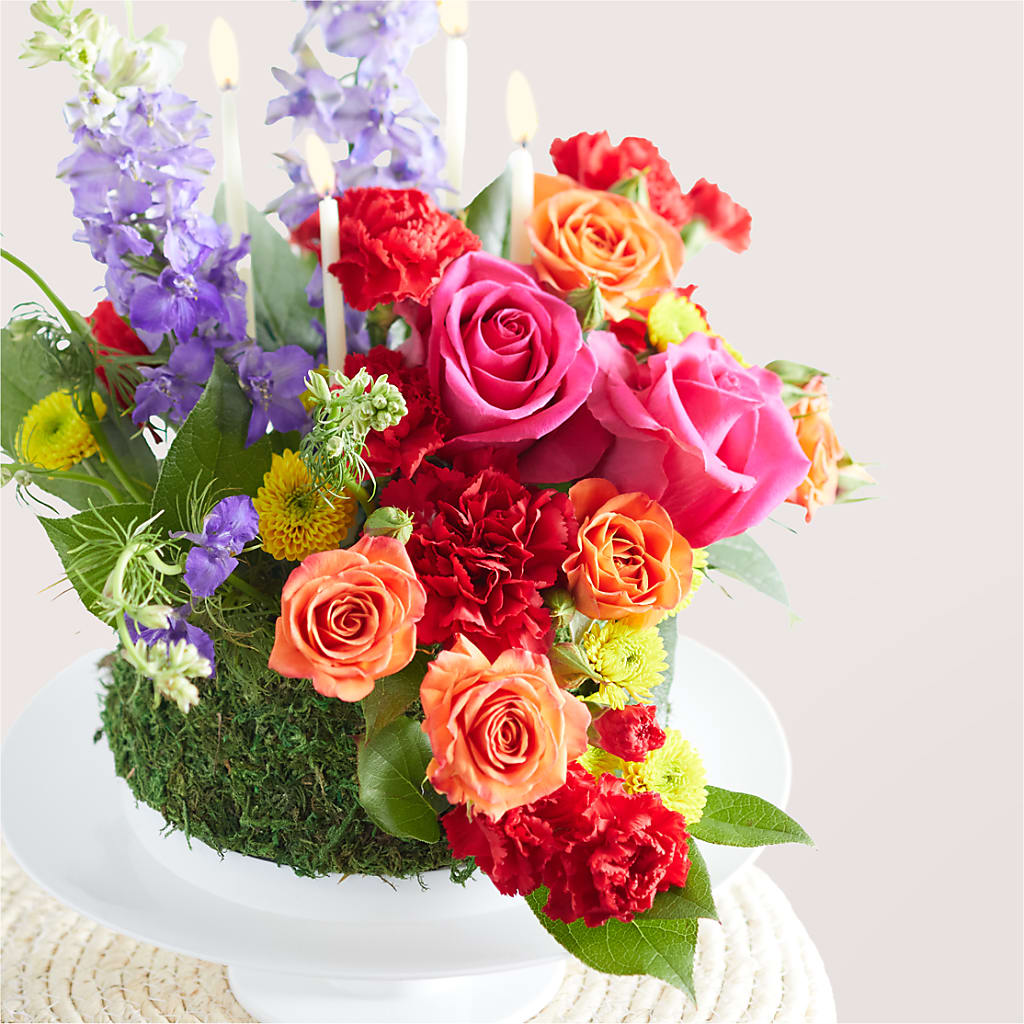 Best Year Yet Floral Cake –  The Rusty Willow, Grove OK
