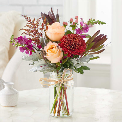 Moody Hues Bouquet –  The Rusty Willow, Grove OK