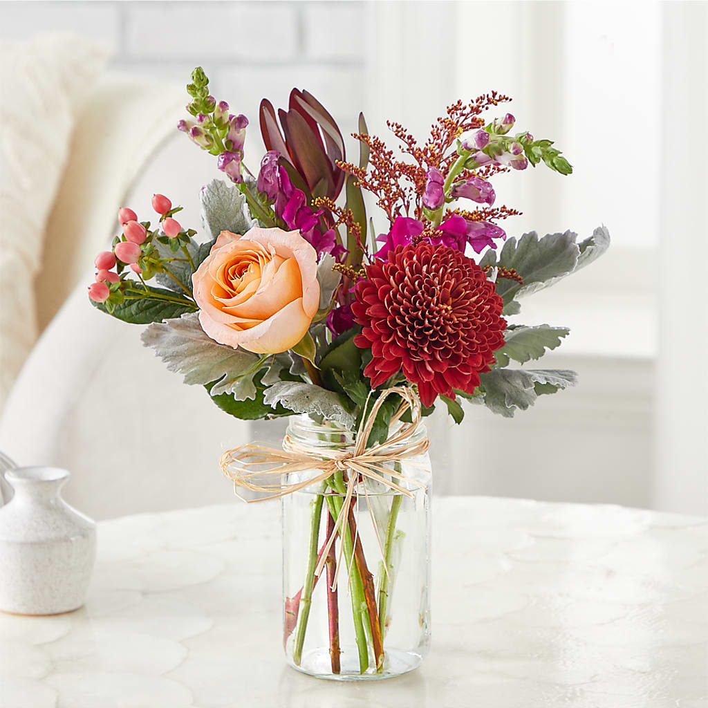 Moody Hues Bouquet –  The Rusty Willow, Grove OK