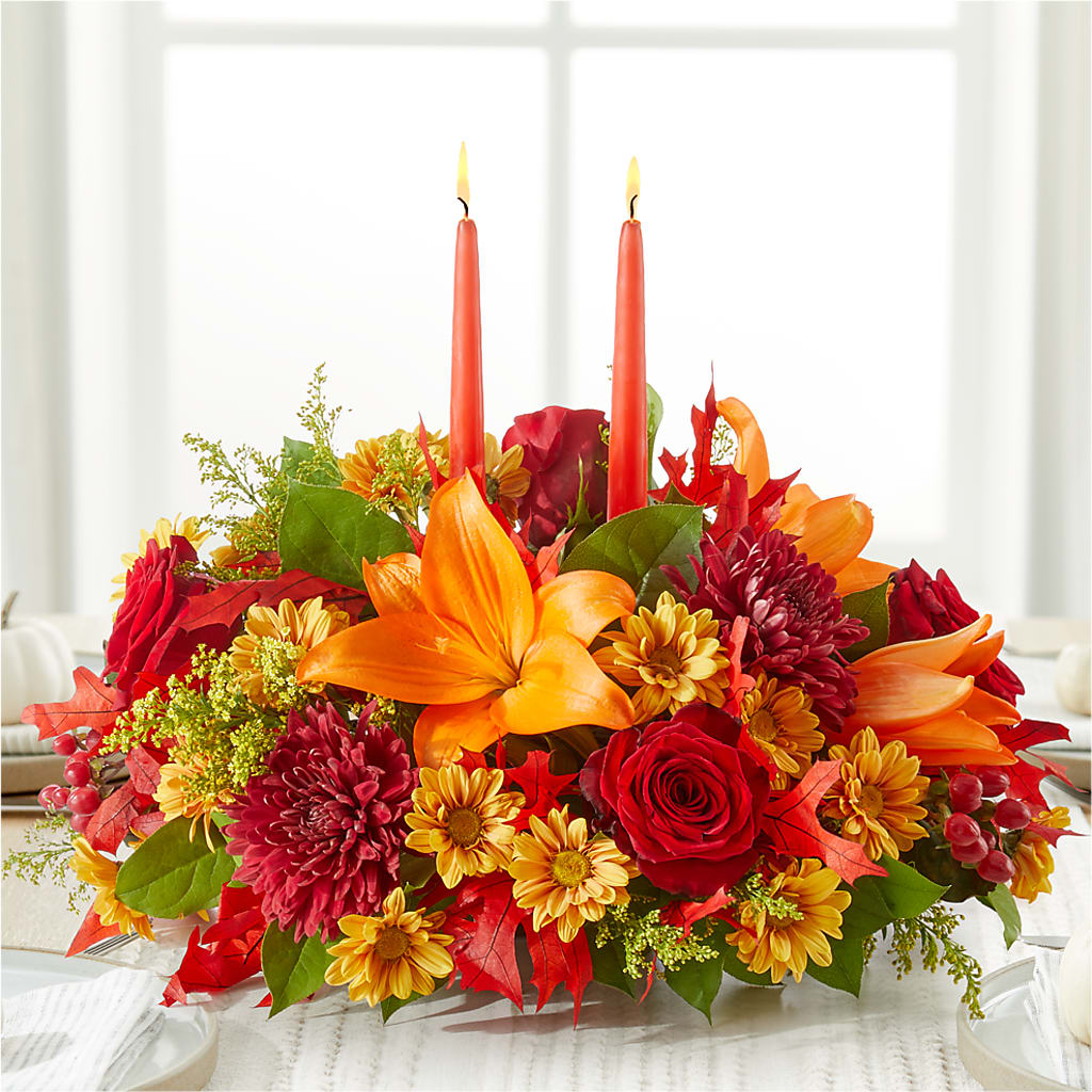 Autumn's Embrace Centerpiece –  The Rusty Willow, Grove OK