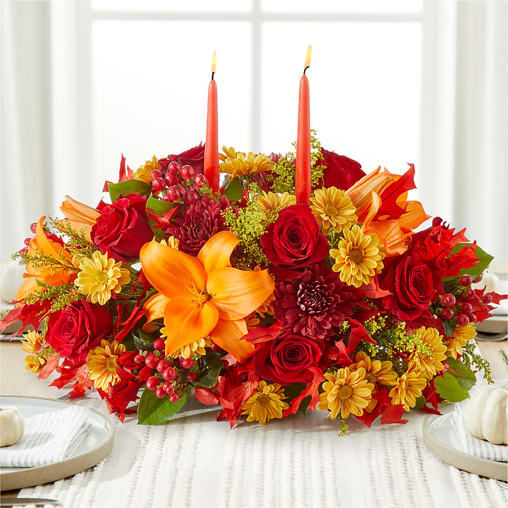 Autumn's Embrace Centerpiece –  The Rusty Willow, Grove OK