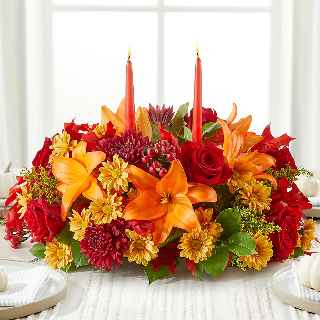 Autumn's Embrace Centerpiece –  The Rusty Willow, Grove OK