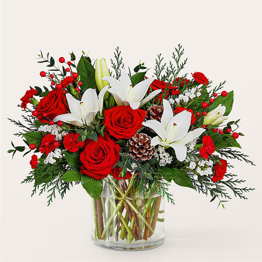Best in Snow Bouquet –  The Rusty Willow, Grove OK